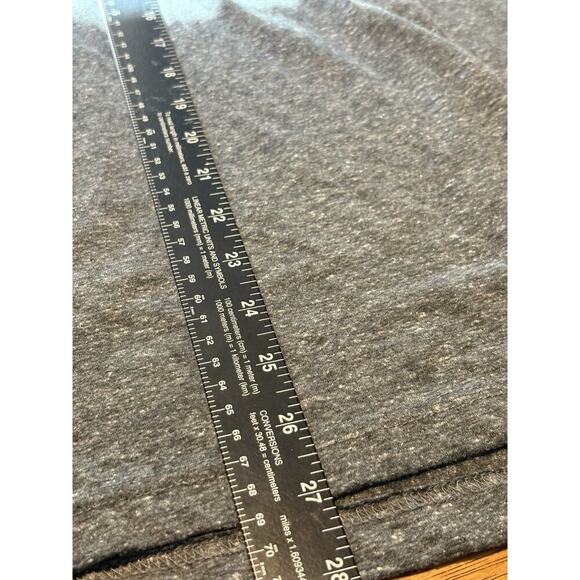 SPRING & MERCER Heathered Grey V Neck Minimalist Classic Staple T-Shirt Mens XL - Picture 7 of 7